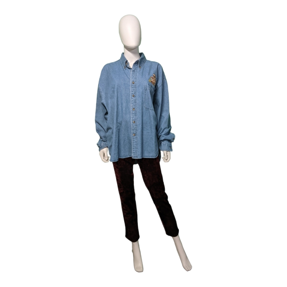 Boyd's Bearwear Denim Shirt in Blue, 2XL